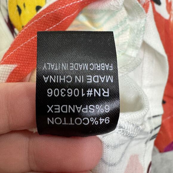 Berek Jacket Womens Medium Multicolor Floral Full Zip Pockets Artsy Print Modern - Picture 5 of 11